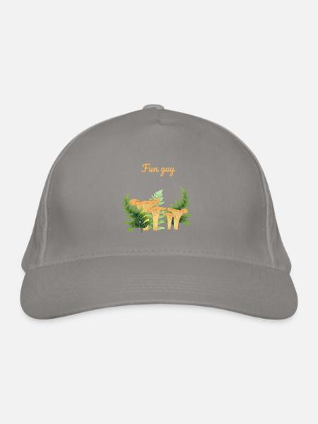 Je suis un gars amusant - Casquette classique bio - gris clair - Devant