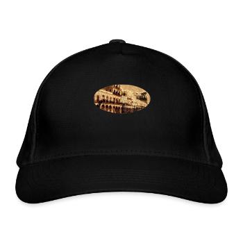 Kuba - Bio-Baseballkappe - Schwarz - Vorne