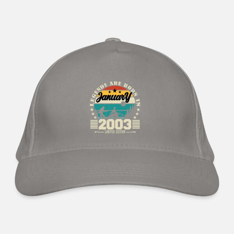 January 2003. Birthday gift January 2003. Organic Baseball Cap