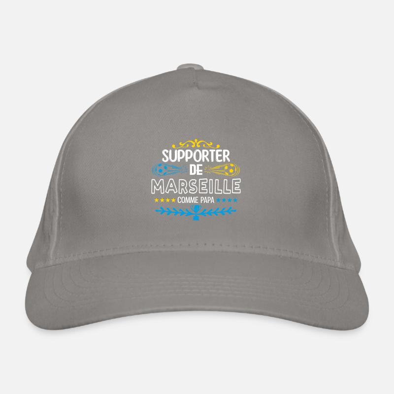 supporteur de Marseille. OM marseille Casquette classique bio