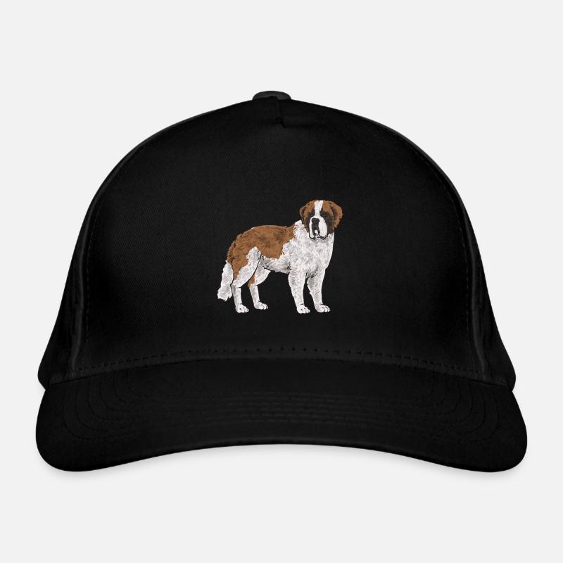 Saint-Bernard Chien Saint-Bernard Casquette classique bio