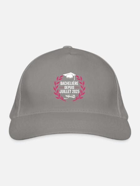 Baccalaureate 2025 Congratulations BAC - Organic Baseball Cap - light grey - Front