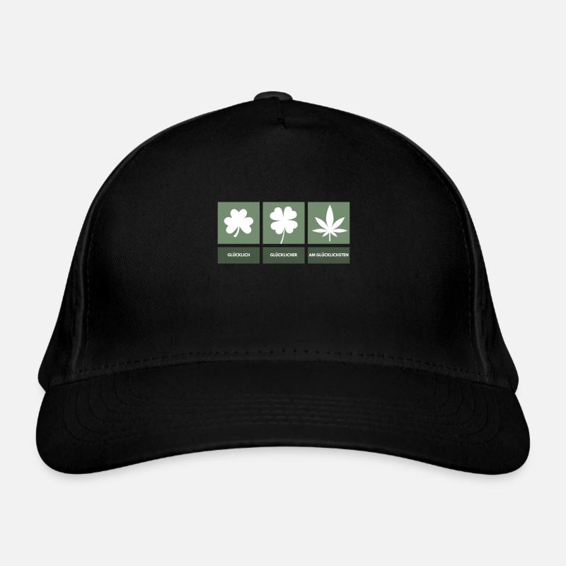 Cannabis Cannabisblatt Kiffen Weed Gras Spruch Bio-Baseballkappe
