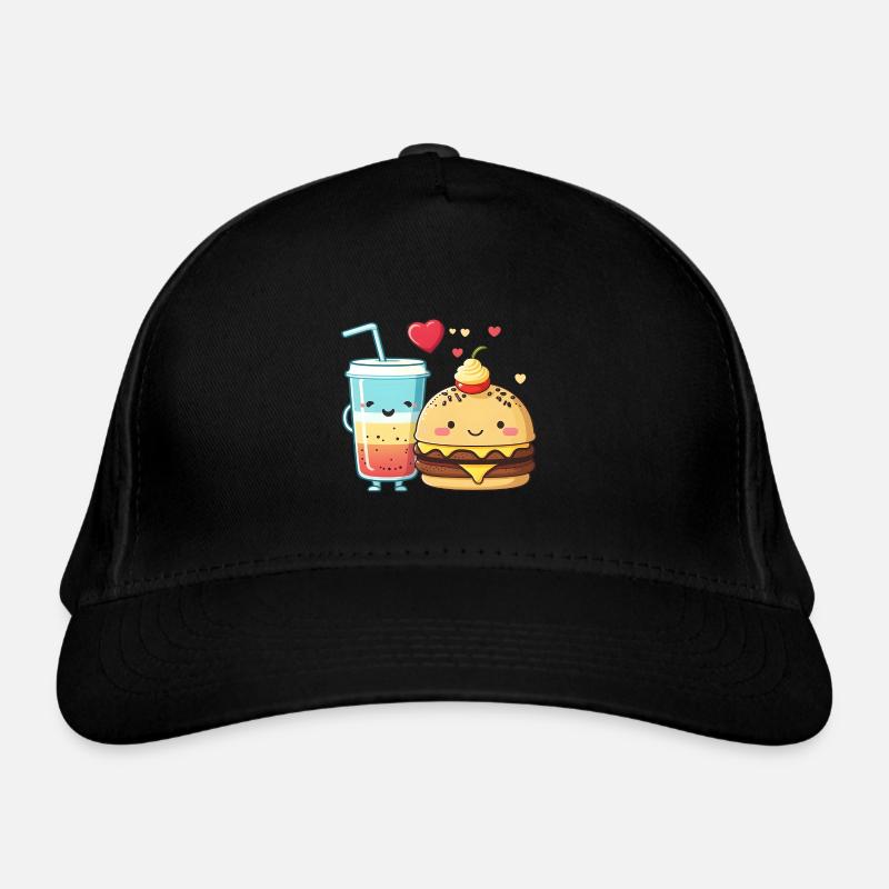 süße Freundschaft Bio-Baseballkappe