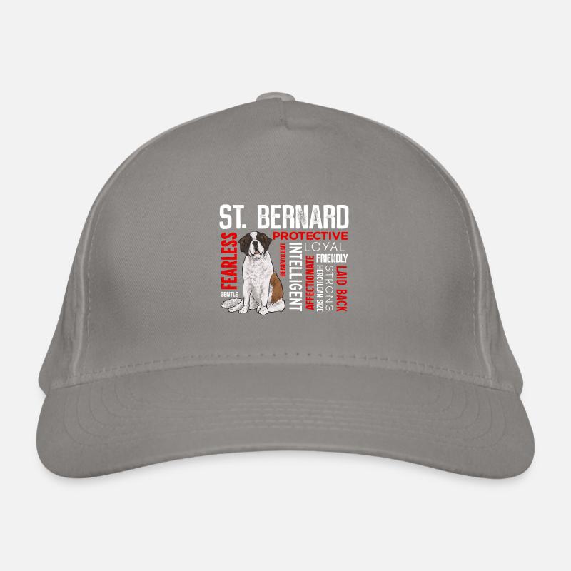 Bernhardiner St. Bernhardshund Hund Bio-Baseballkappe
