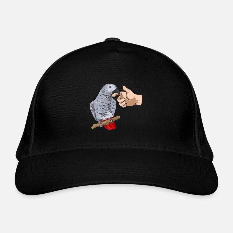 Graupapagei Perroquet gris d’Afrique Papagei Casquette classique bio