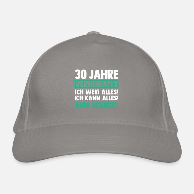 Ehe Perlenhochzeit 30 Jahre Verheiratet Hochzeitst Bio-Baseballkappe