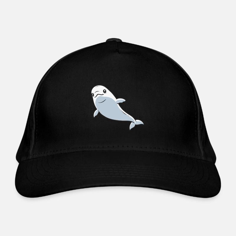 Weißwal Beluga Wal Bio-Baseballkappe