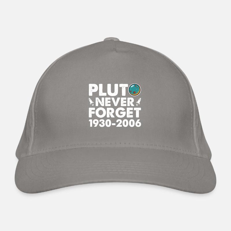 Never Forget Pluto Lustiges Planet Pluto Bio-Baseballkappe
