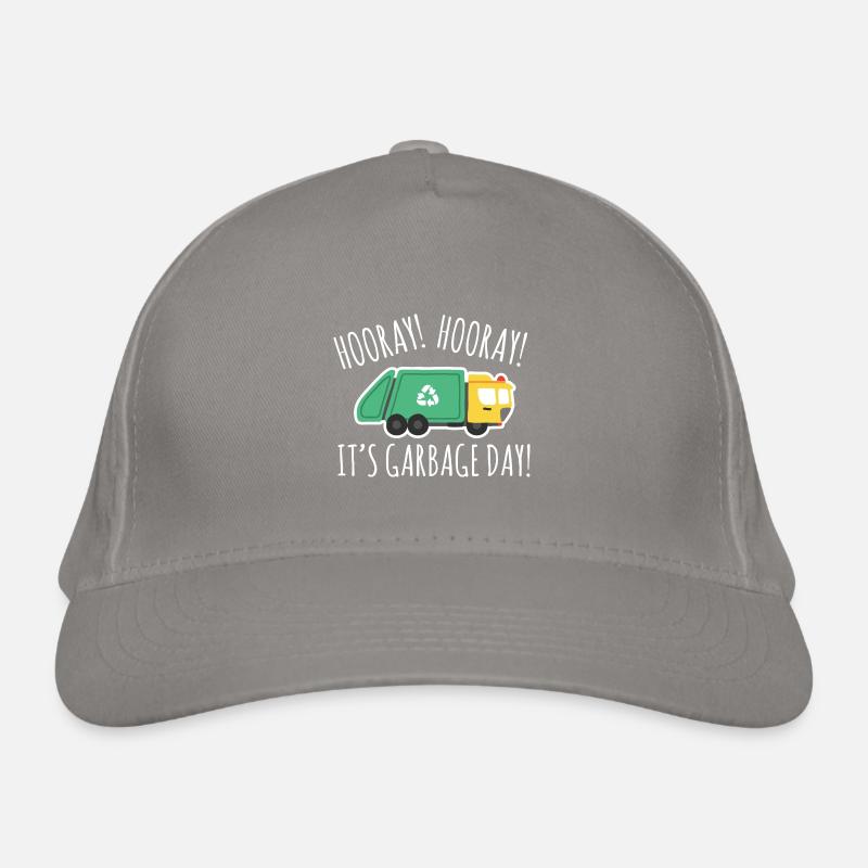 Garbage trucks, garbage day, garbage collection Organic Baseball Cap