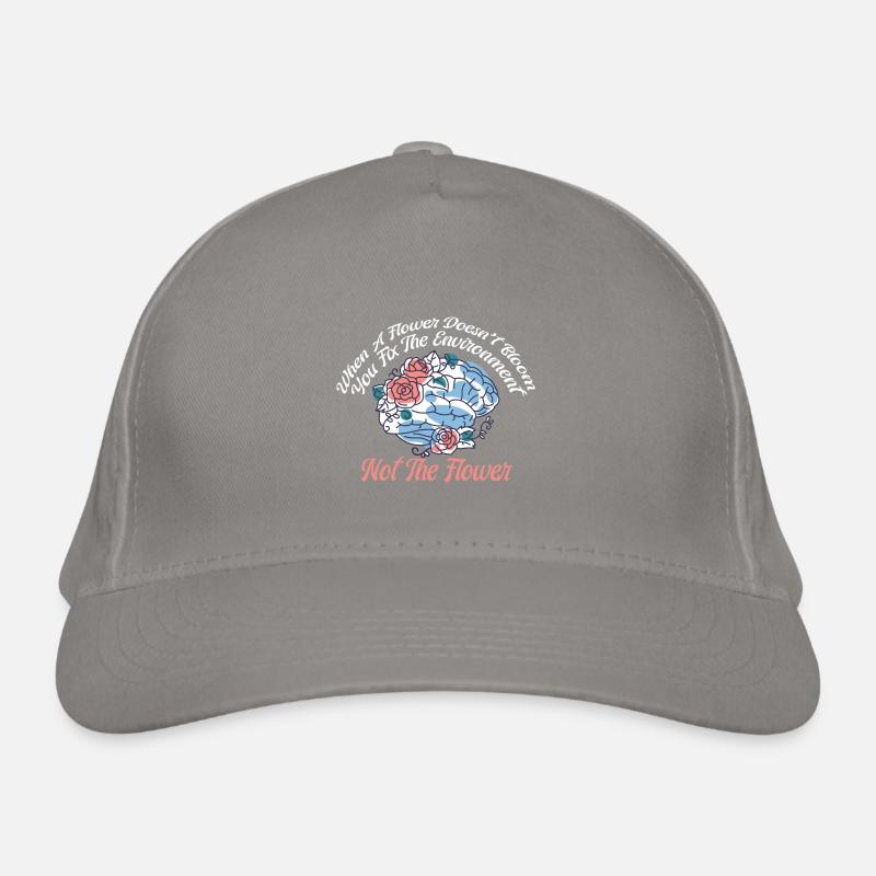 Fix The Environment Not The Flower Organic Baseball Cap