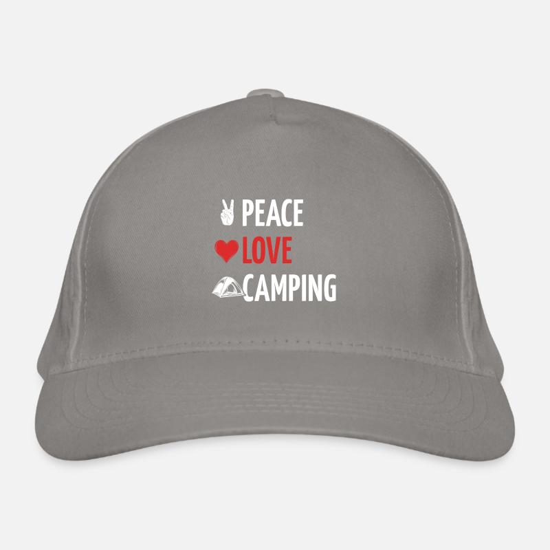 Peace Love Camping - Camping - Dicton Casquette classique bio
