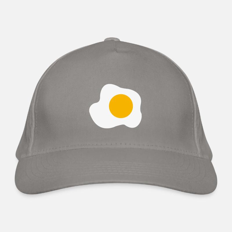 Fried Egg Graphic Breakfast Egg Yolk Lover Organic Baseball Cap
