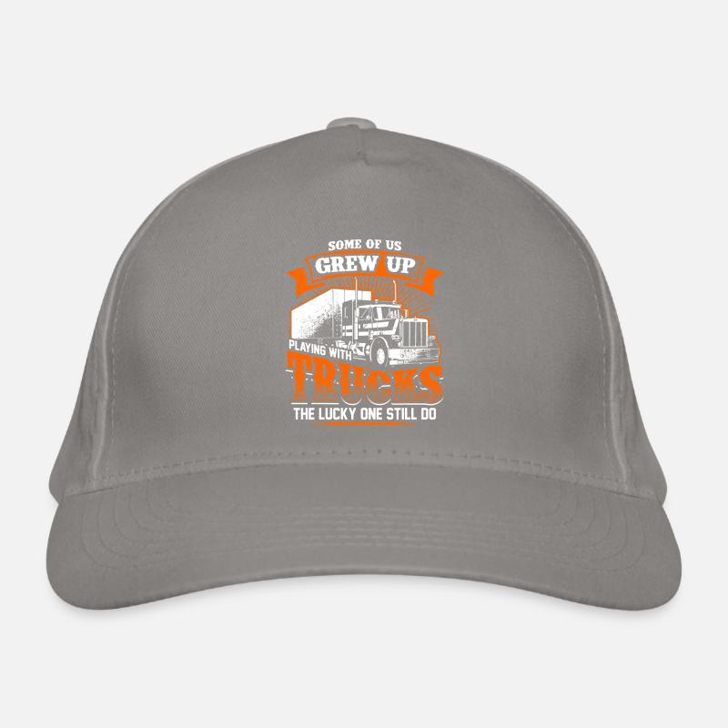Grew Up - Trucker - EN Organic Baseball Cap