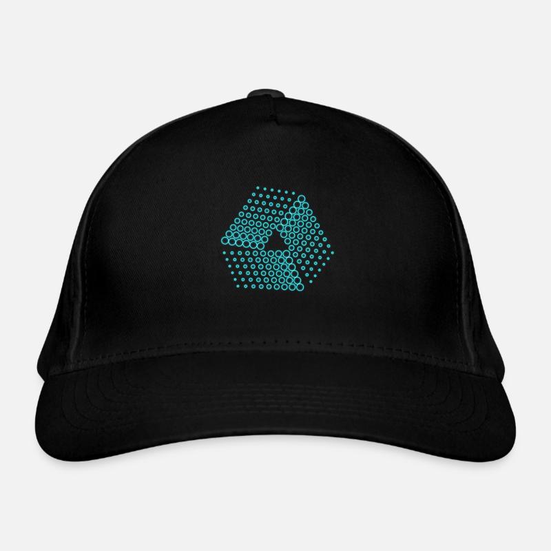 des points abstraits Casquette classique bio