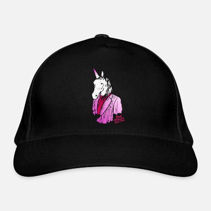 taille basse licorne rose Casquette classique bio