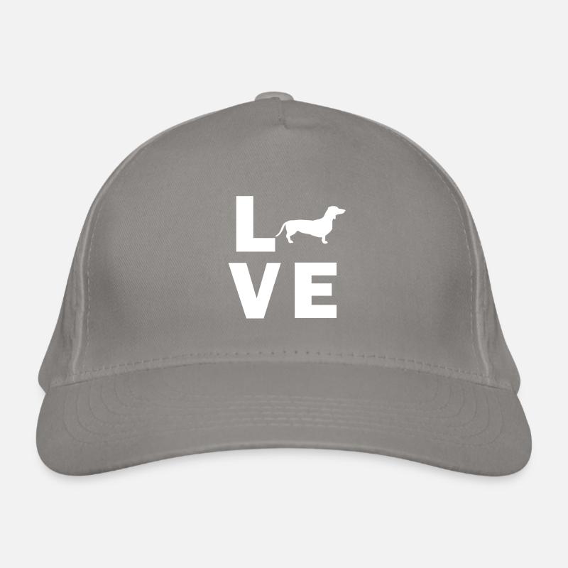 L'amour teckel Casquette classique bio