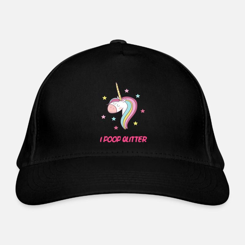 Je MERDE GLITTER Casquette classique bio