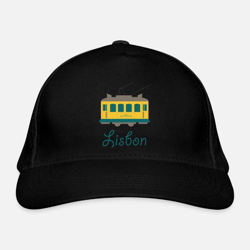Süßes lissabon Logo Geschenk Idee Bio-Baseballkappe