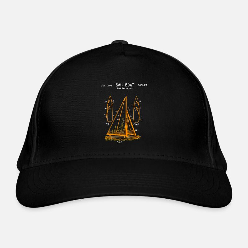 Voilier, bateau à voile, cadeau de marin Casquette classique bio
