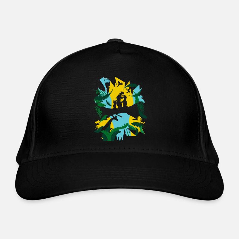 Dschungel Gorilla Bio-Baseballkappe