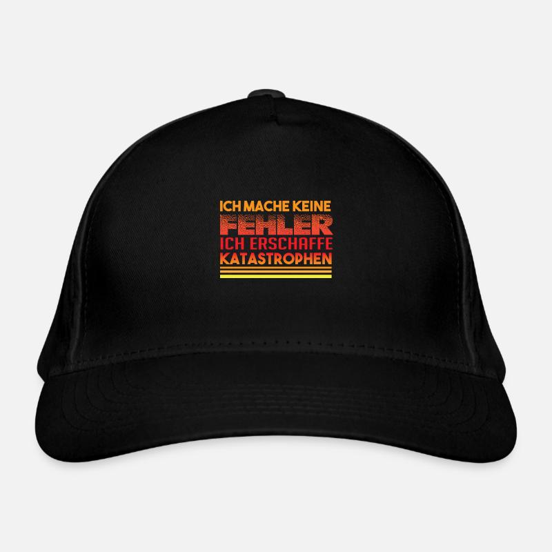 I do not make mistakes, I create disasters Organic Baseball Cap