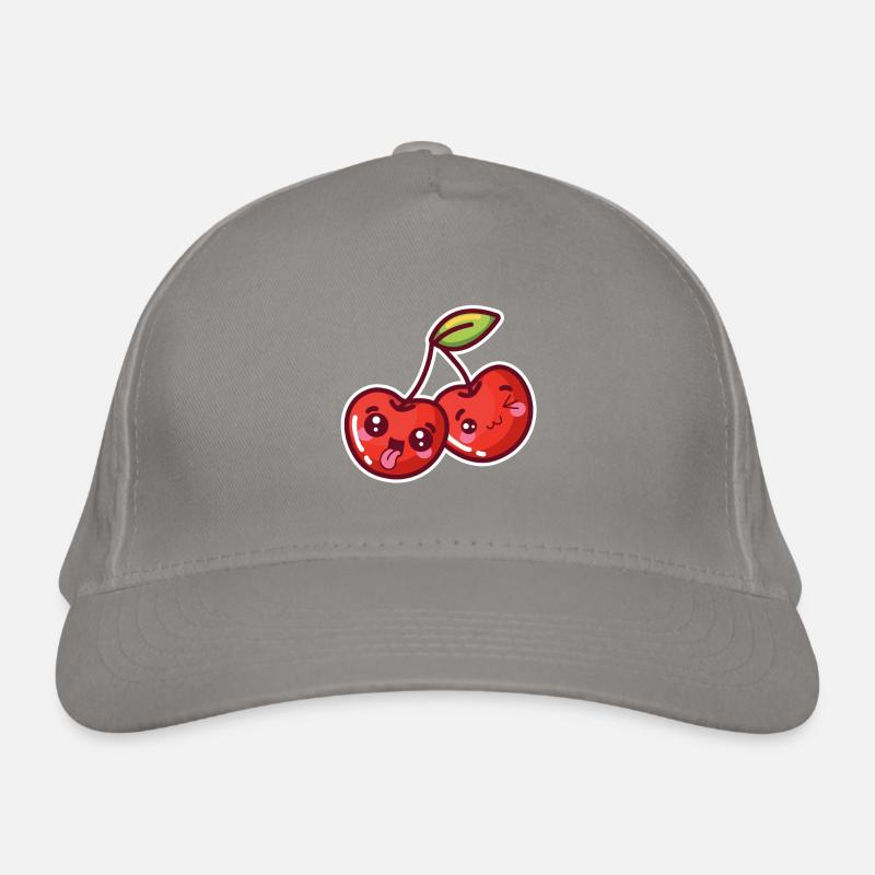 Sour cherry Organic Baseball Cap