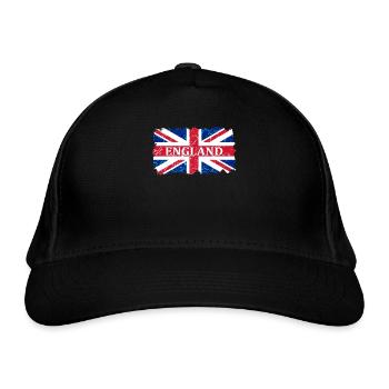 Union Jack - Organic Baseball Cap - black - Front