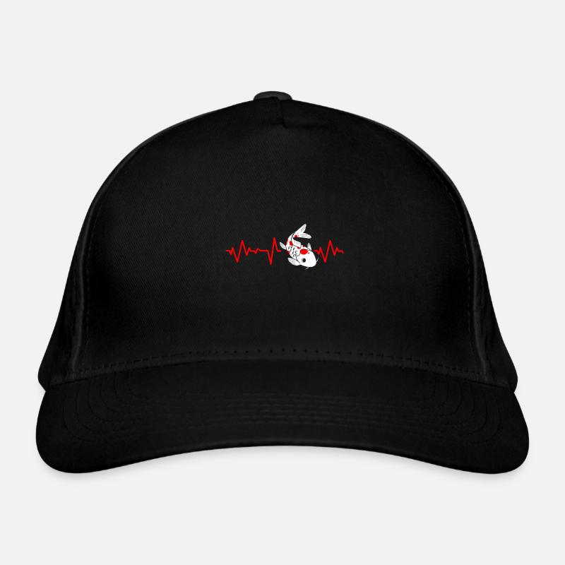 Koi Fish Carp Nishikigoi Kohaku Asagi Gift Organic Baseball Cap