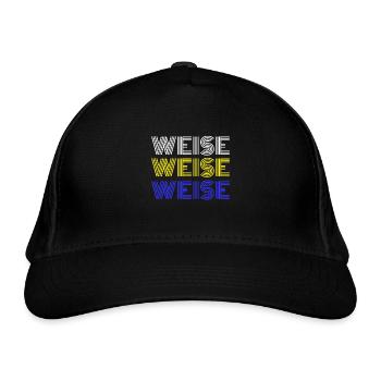 Klugscheisser Klugscheißer Klugscheiser - Bio-Baseballkappe - Schwarz - Vorne