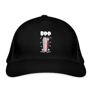 Vampire Coffin Vampire Halloween Outfit - Organic Baseball Cap - black - Front