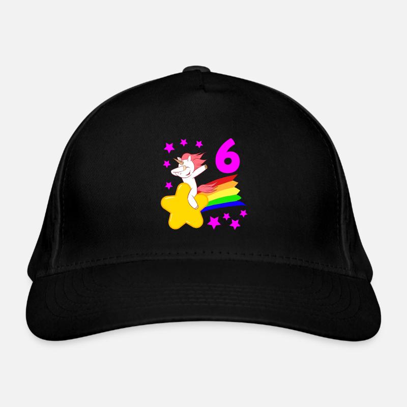 6th Birthday Girl 6 Sixth Bday Dabbendes Egg Organic Baseball Cap