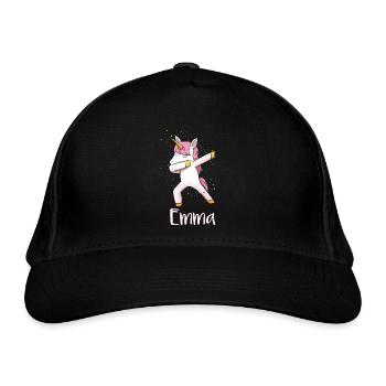 Emma - Casquette classique bio - noir - Devant