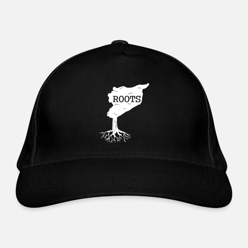 Syrien Syrier Geschenk - Bio-Baseballkappe - Schwarz