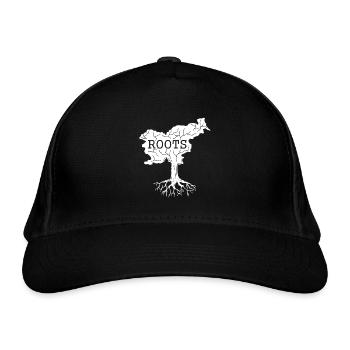 Slovenia Roots Slovene Slovenien Slovenier - Bio-Baseballkappe - Schwarz - Vorne