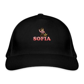 Sofia - Organic Baseball Cap - black - Front