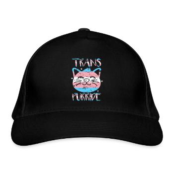 Transgender gift - Organic Baseball Cap - black - Front