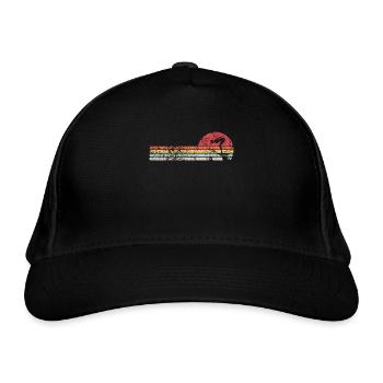 Float gift - Organic Baseball Cap - black - Front