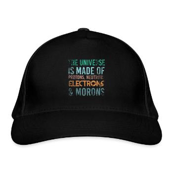 Physics student physicist physics science science - Organic Baseball Cap - black - Front
