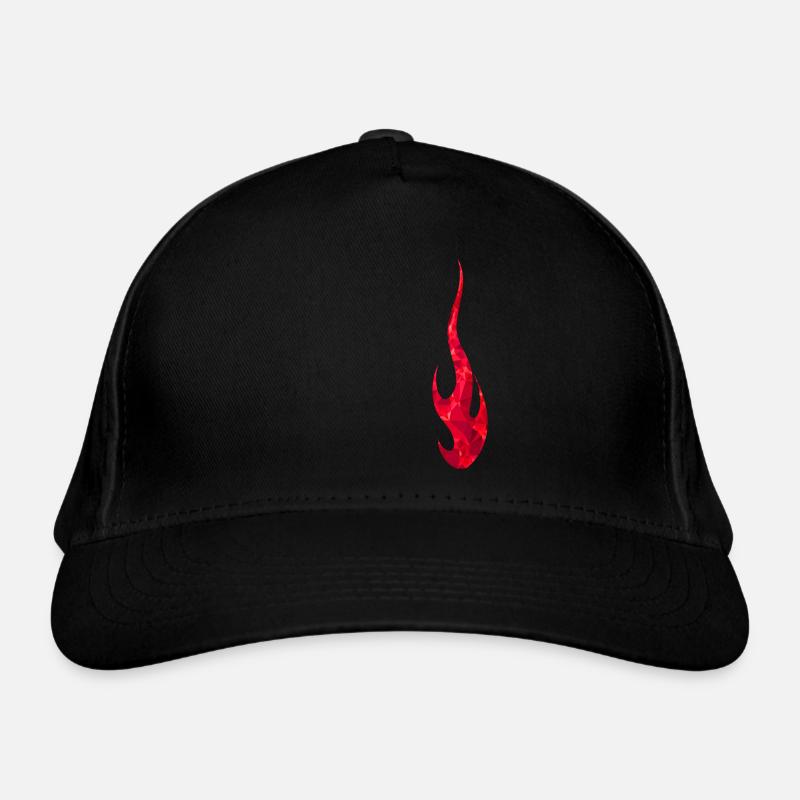 Flamme Bio-Baseballkappe