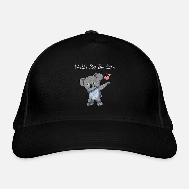 Grande soeur Koala - Casquette classique bio - noir