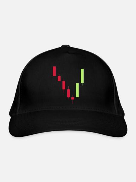 trading - Bio-Baseballkappe - Schwarz - Vorne
