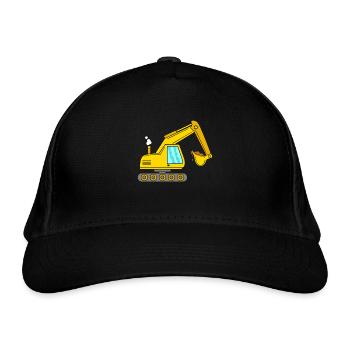 pelleteuse - Casquette classique bio - noir - Devant