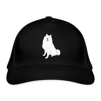 Samoyed - Organic Baseball Cap - black - Front