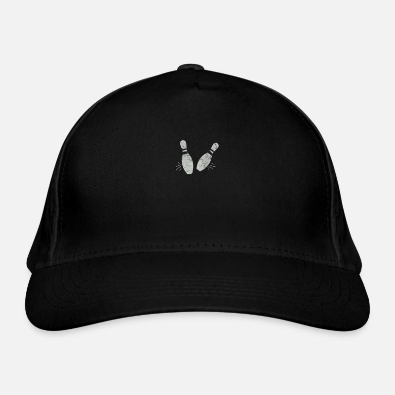 quilles de bowling - Casquette classique bio - noir