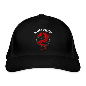 Wing Chun gift - Organic Baseball Cap - black - Front