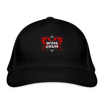 Wing Chun - Organic Baseball Cap - black - Front