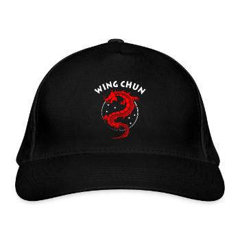 Wing Chun - Organic Baseball Cap - black - Front