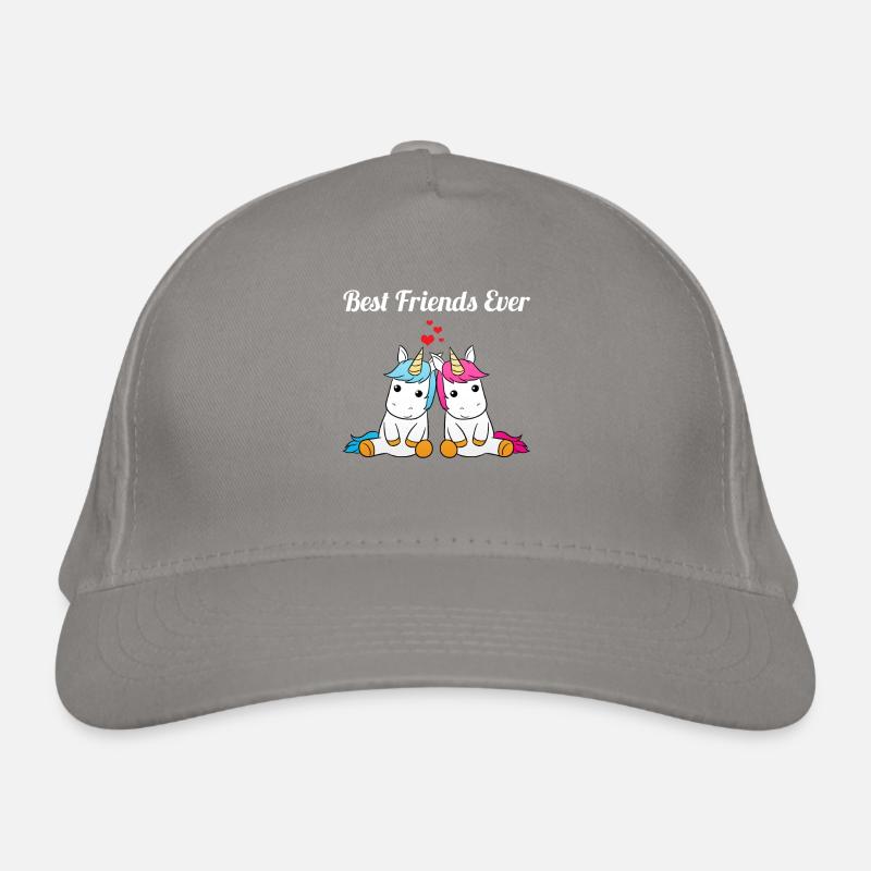 Best Friends Ever Bff Beste Freunde Einhörner Bio-Baseballkappe