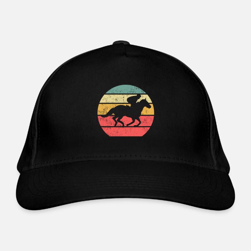 Courses de chevaux Casquette classique bio